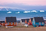 Sunrise in Qaanaaq (Thule)