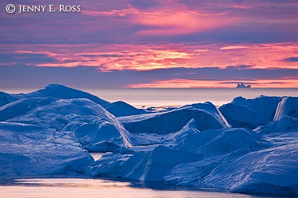 Sunset at the Iceberg Bank