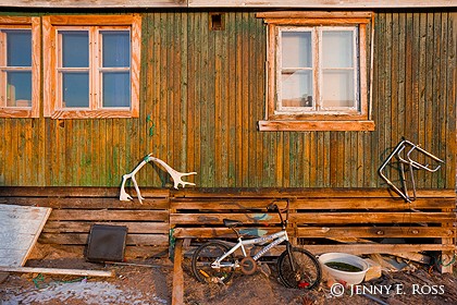 Detail of a house in Siorapaluk, Northwest Greenland