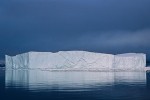 Iceberg and approaching storm, Rodefjord