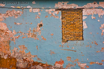Detail of abandoned building, Provideniya