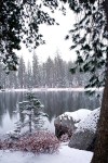 Early Winter Snowfall at Summit Lake