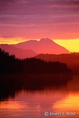 Coast Mountains at Sunrise